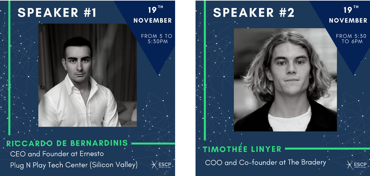 Entrepreneurship festival ESCP Jean Baptiste Say Institute