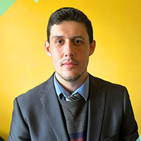 Harry McDonough, Senior Manager of ESCP Blue Factory in London