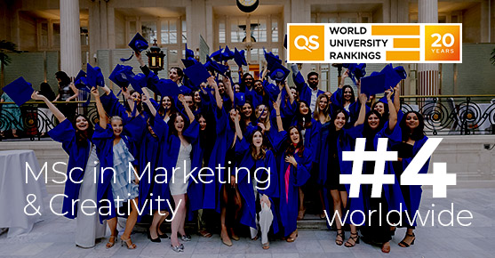 ESCP’s MSc in Marketing & Creativity placed 3th Worldwide by QS World University Rankings