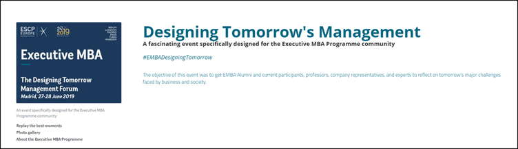 EMBA Programme ESCP
