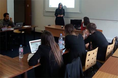 Students work group, Société Générale, ESCP