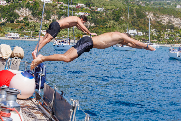 Beyond competition, the Regatta was about pure joy — from open waters to spontaneous dives.
